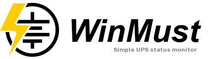 WinMust - Simple UPS status monitor